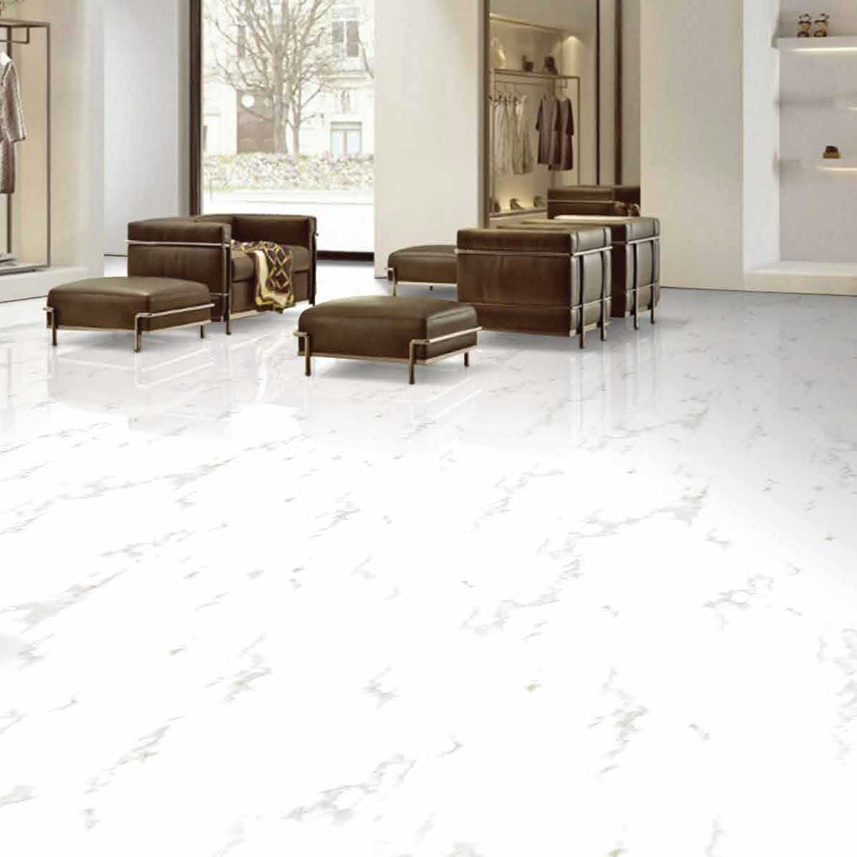 Calacatta Royal Stone Porcelain Wall/Floor Tiles  (Per M2)