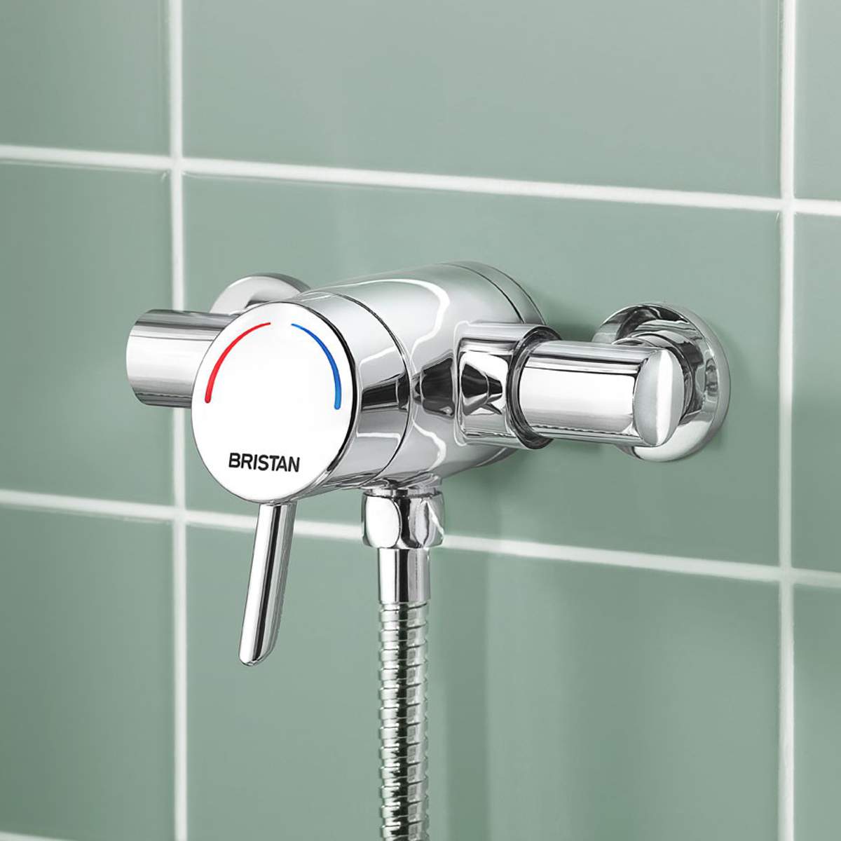 Bristan Acute Thermostatic Exposed Mini Valve Shower (AE SHXAR C)