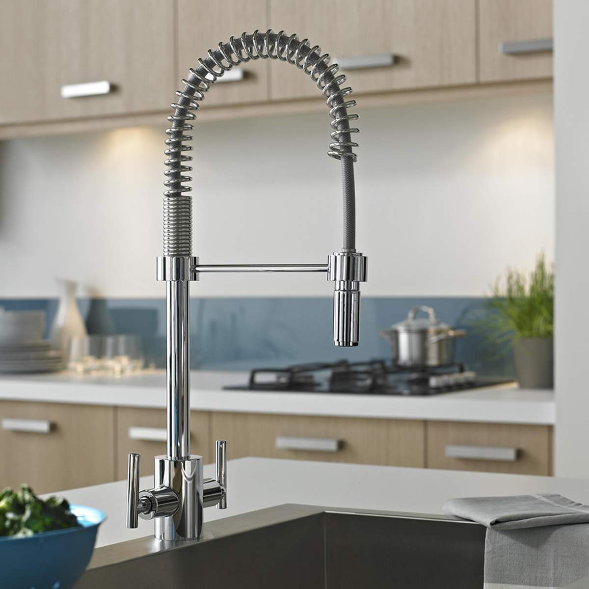 Bristan Artisan Professional Sink Mixer with Pull-Down Nozzle (AR SNKPRO C)