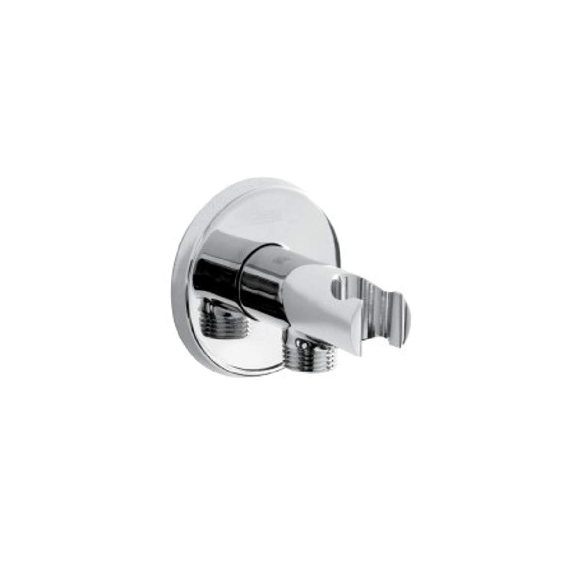 Bristan Contemporary Square Wall Outlet with Handset Holder Bracket (C WORD02 C)