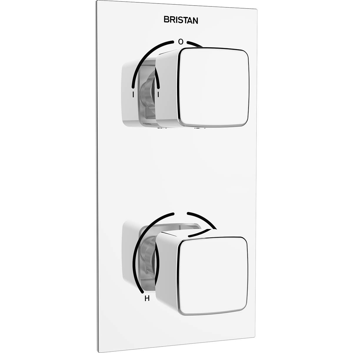 Bristan Cobalt Recessed Concealed Shower Valve with Diverter (COB SHCDIV C)