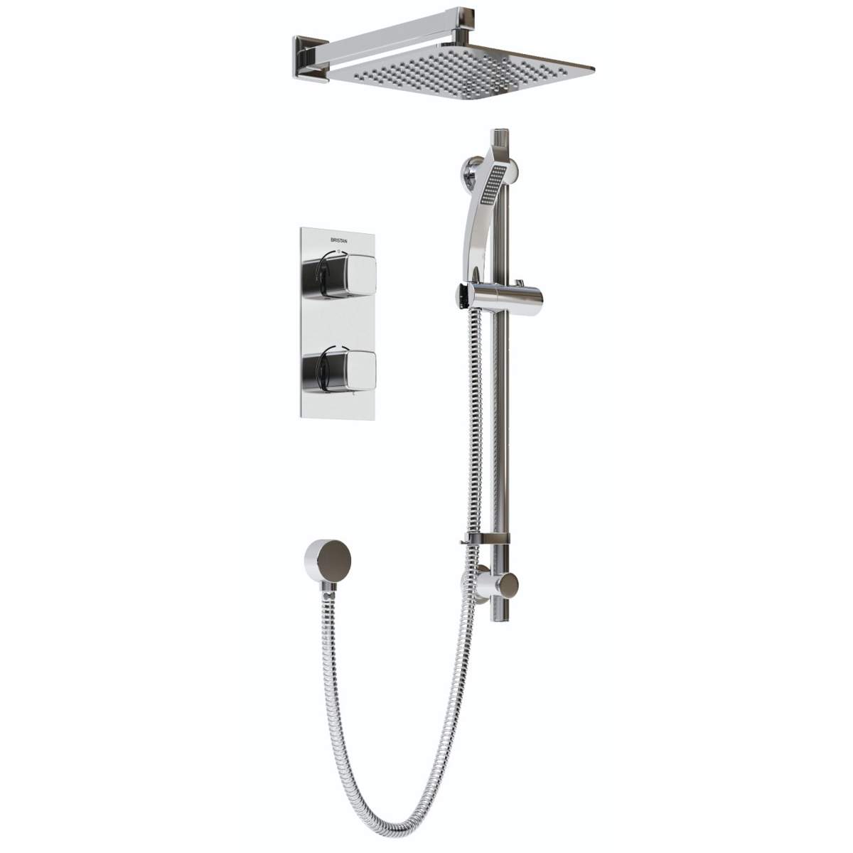 Bristan Cobalt Recessed Concealed Dual Control Shower Pack (COBALT SHWR PK)