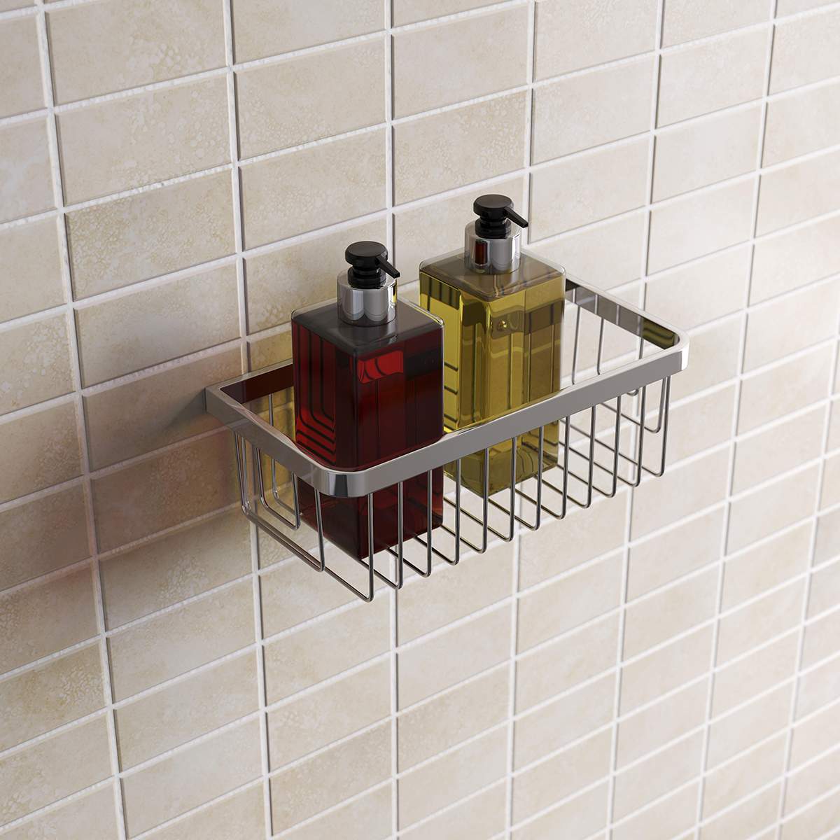 Bristan Small Wall Fixed Wire Basket (COMP BASK03 C)