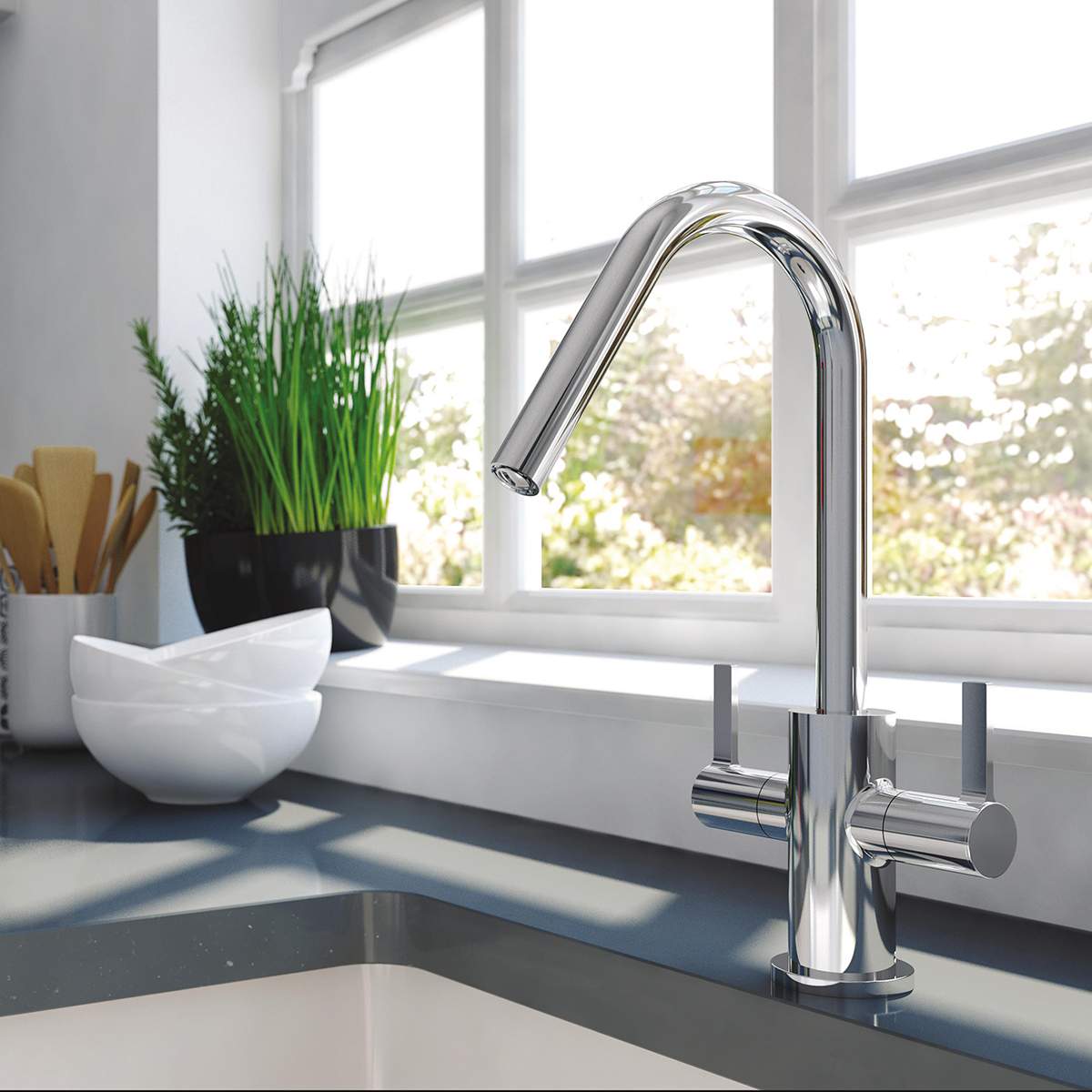 Bristan Cashew Easyfit Sink Mixer (CSH EFSNK C)