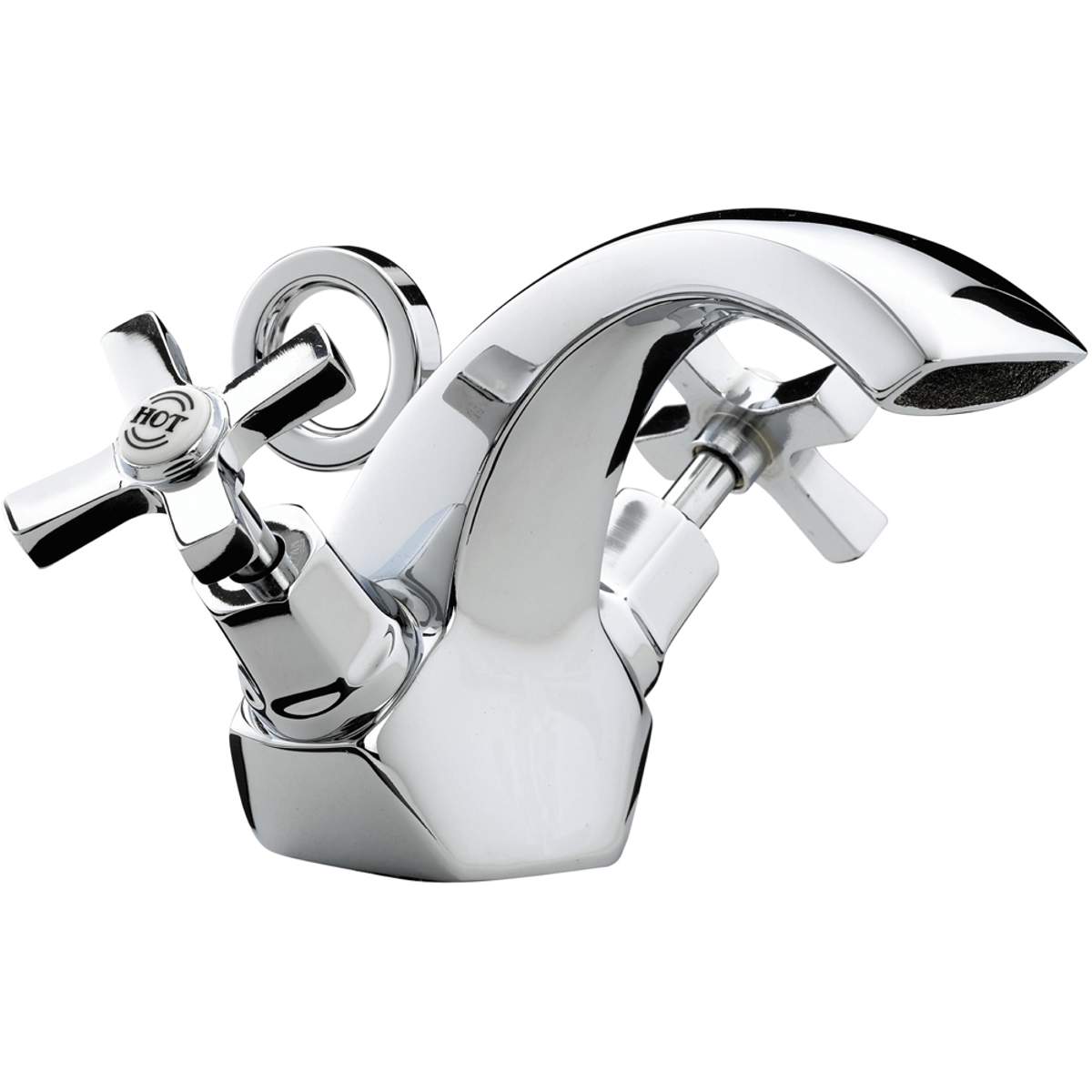 Bristan Art Deco Basin Mixer with Pop-Up Waste (D BAS C CD)