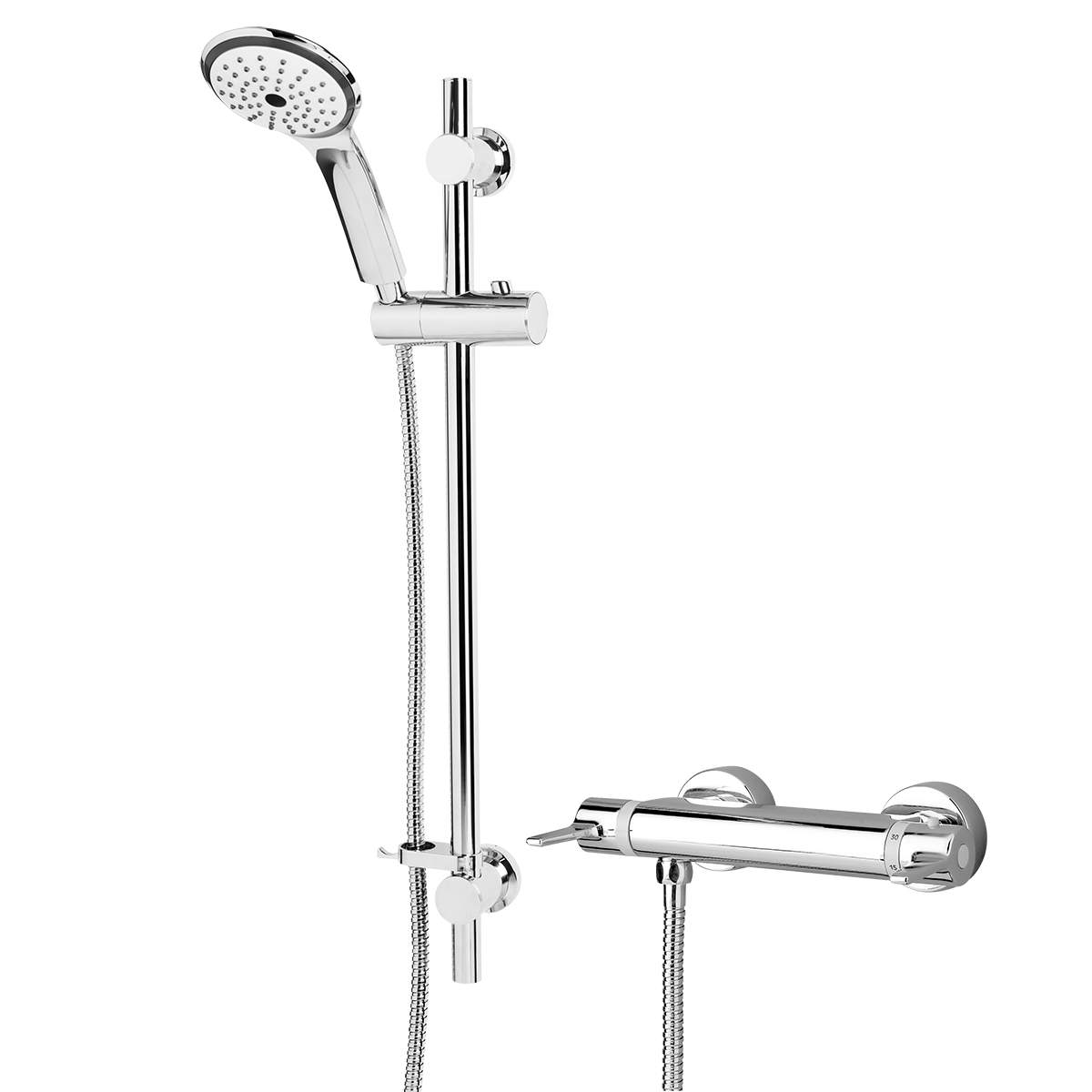 Bristan Design Utility Lever Thermostatic Bar Shower (DUL2 SHXARFF C)