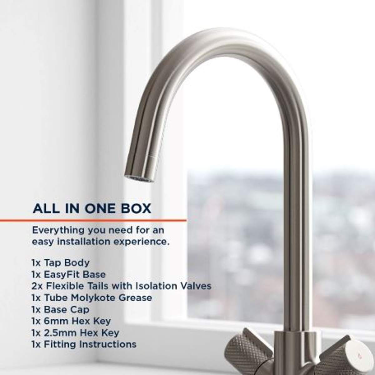 Bristan Fern Easyfit Sink Mixer (FRN EFSNK SS)