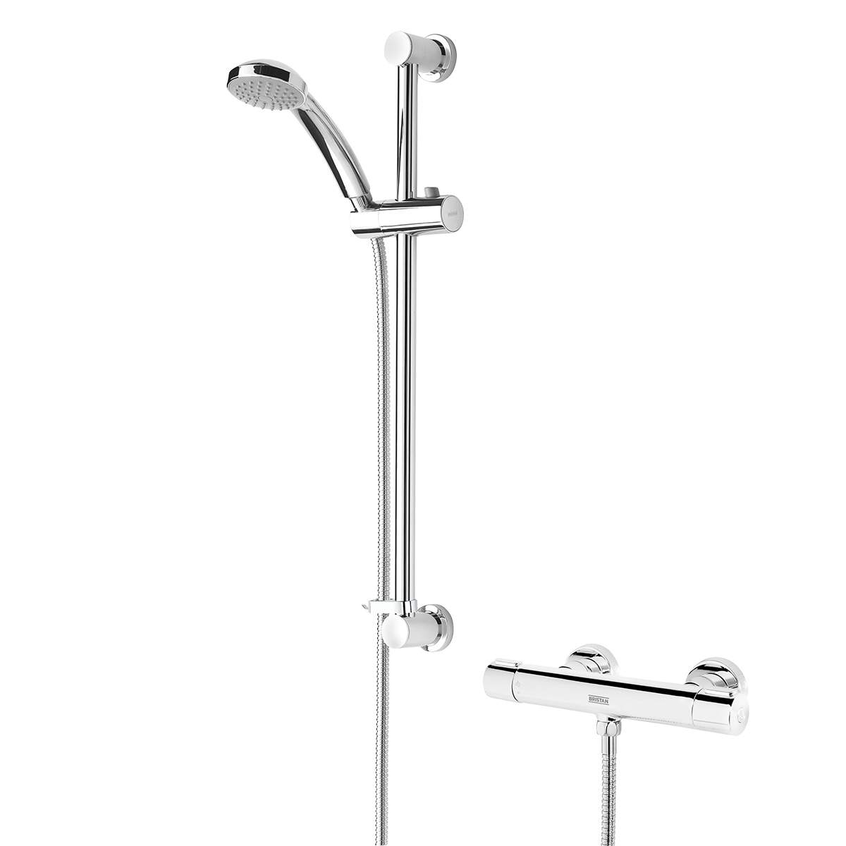 Bristan Frenzy Thermostatic Bar Shower with Multi Function Handset (FZ SHXMMCTFF C)