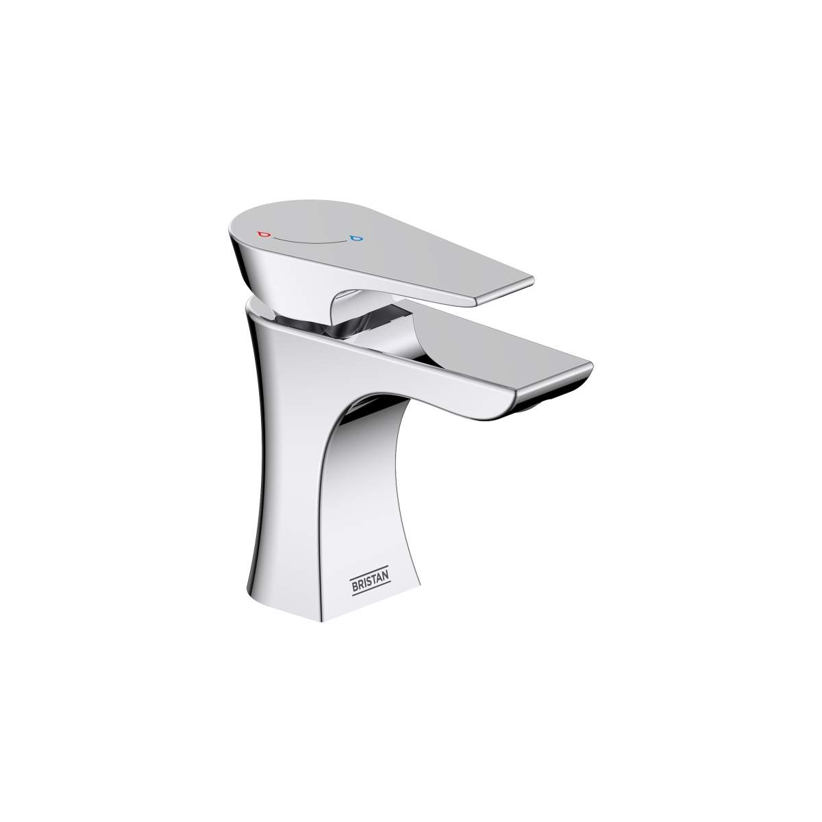 Bristan Hourglass Eco Start Basin Mixer with Clicker Waste (HOU ES BAS C)