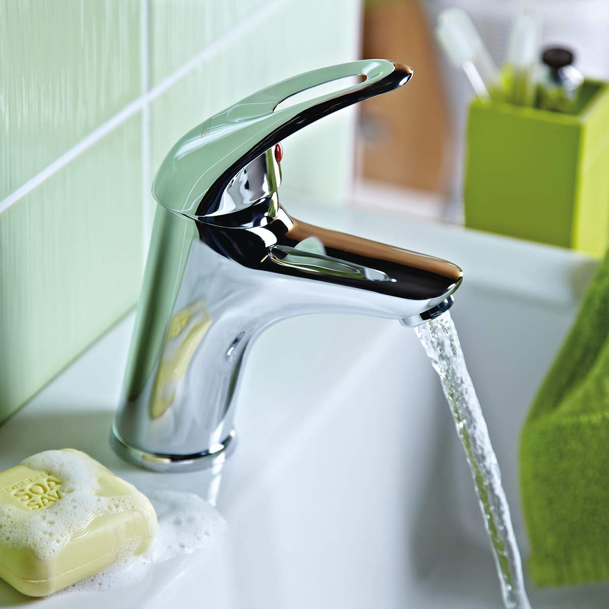 Bristan Java Basin Mixer with Clicker Waste (J BAS C)