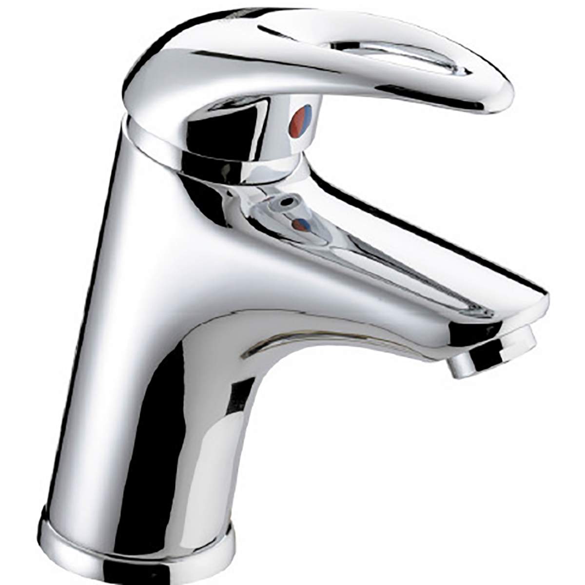 Bristan Java Basin Mixer with Clicker Waste and 4 Litre Flow Limit (J BAS E4 C)