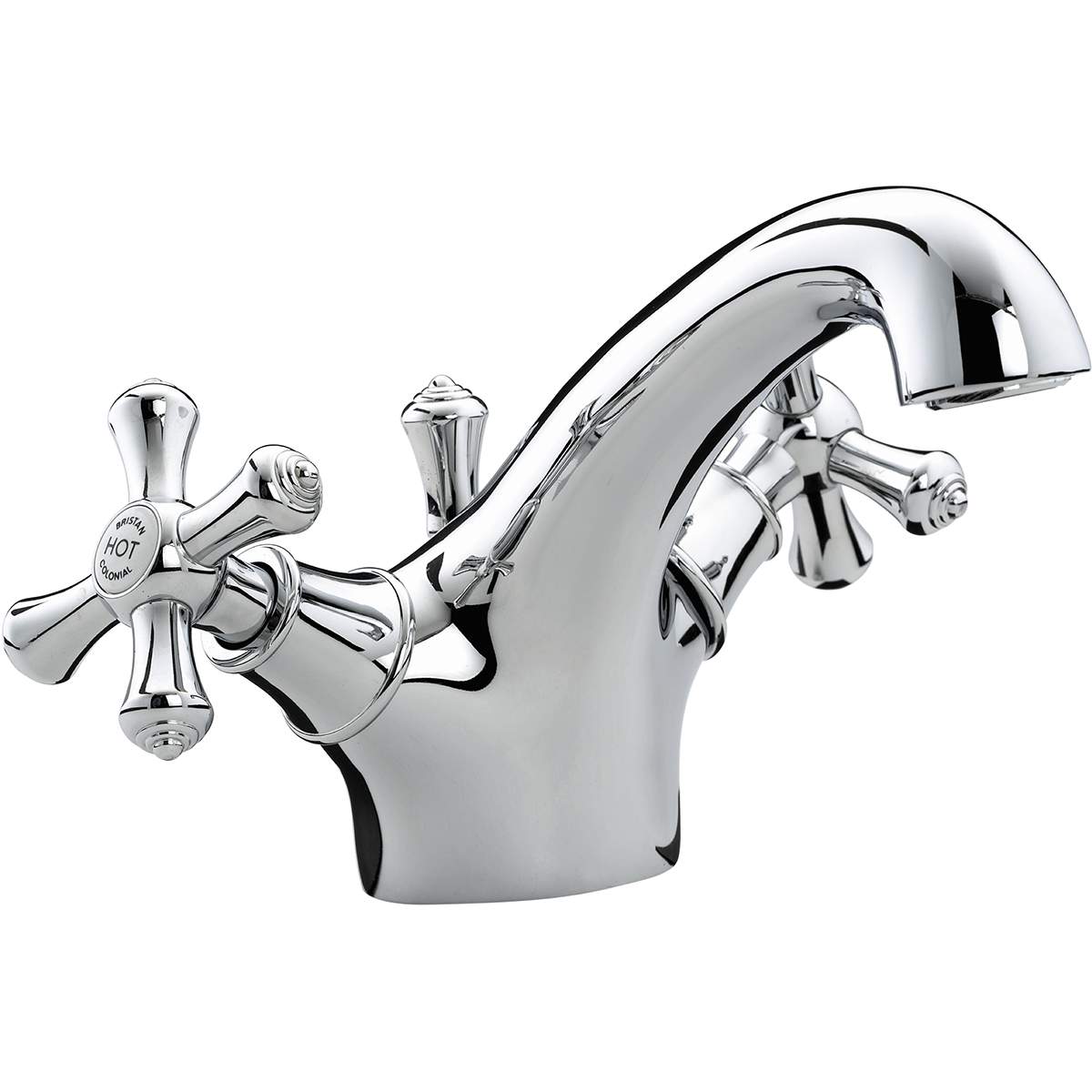 Bristan Colonial Basin Mixer with Pop-Up Waste (K BAS C)