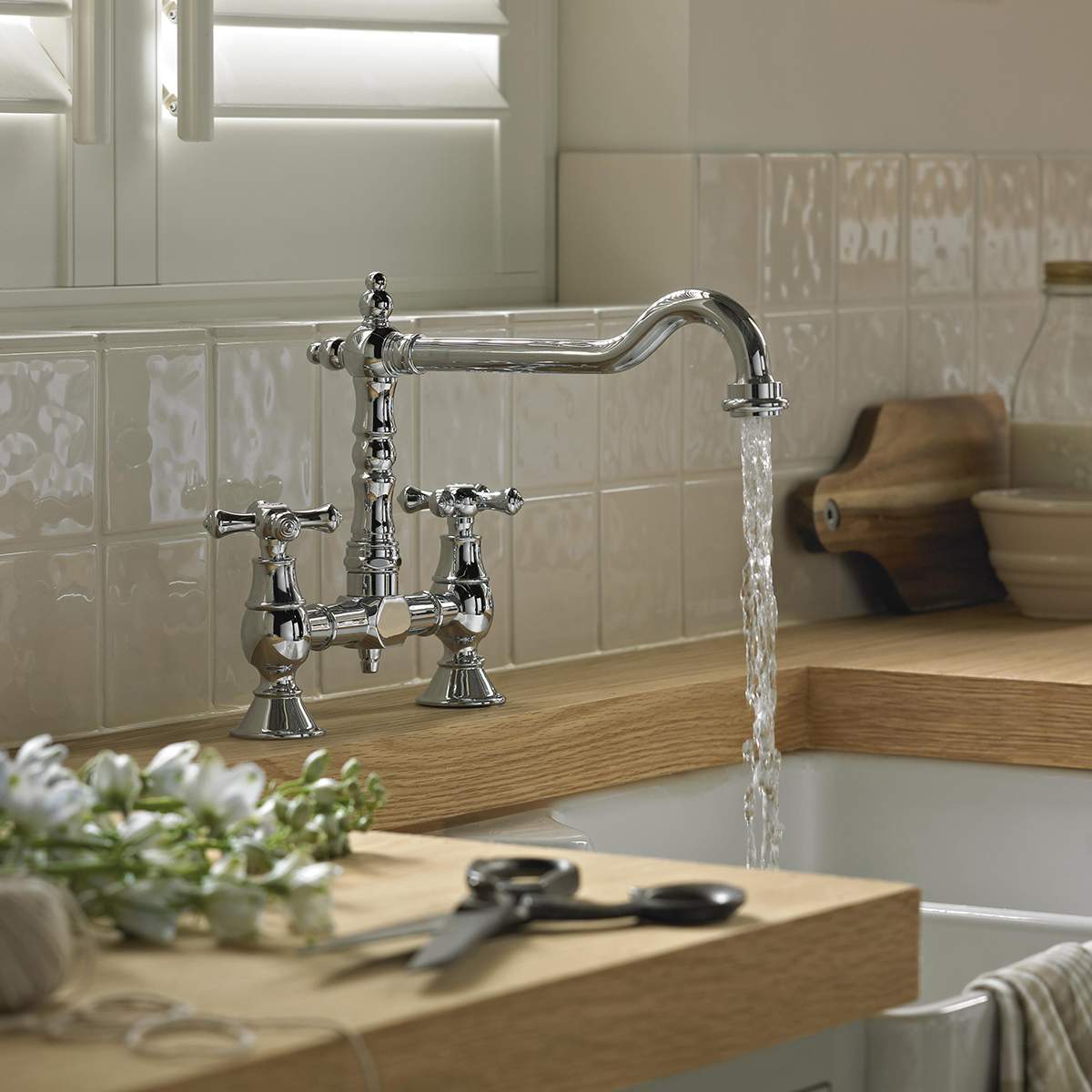 Bristan Colonial Bridge Sink Mixer (K BRSNK C)