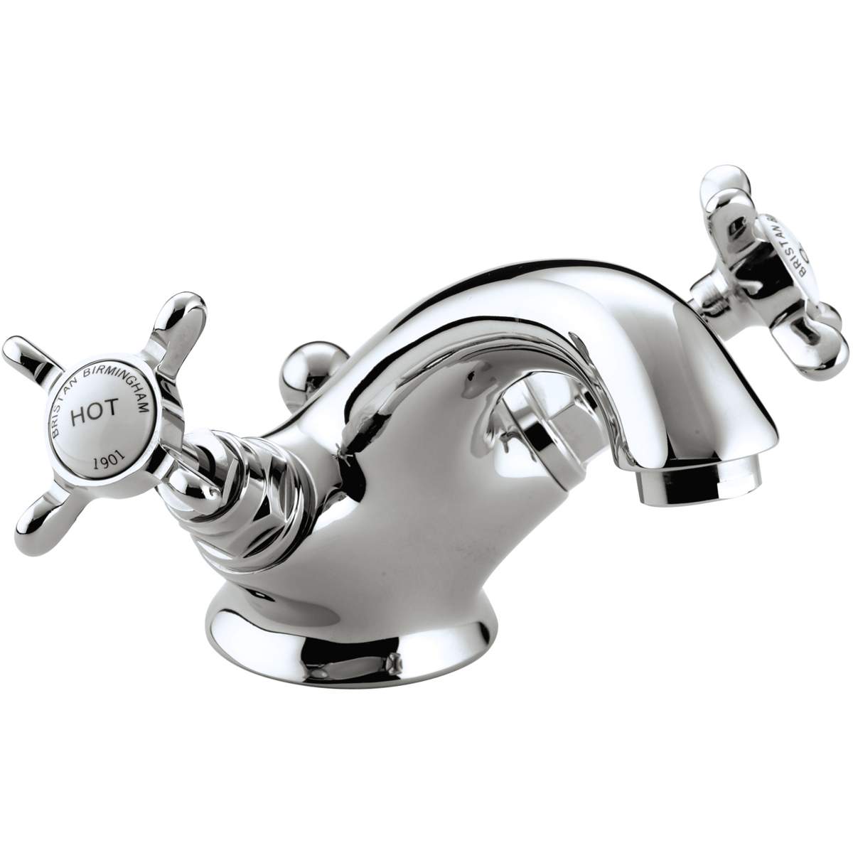 Bristan 1901 Basin Mixer with Pop-Up Waste (N BAS C CD)