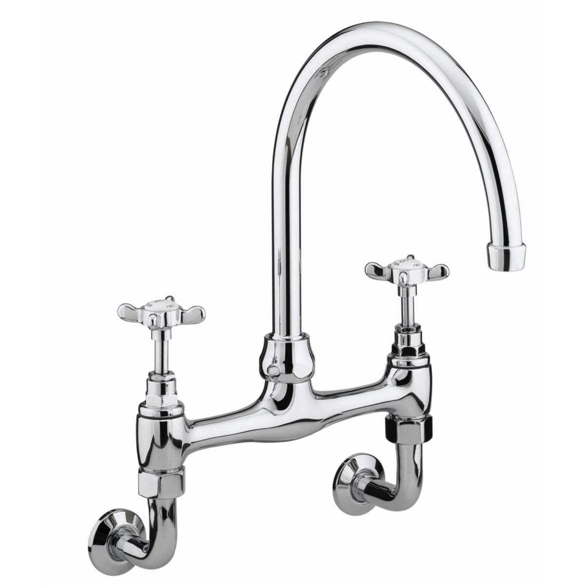 Bristan 1901 Wall Mounted Bridge Sink Mixer (N WMDSM C)