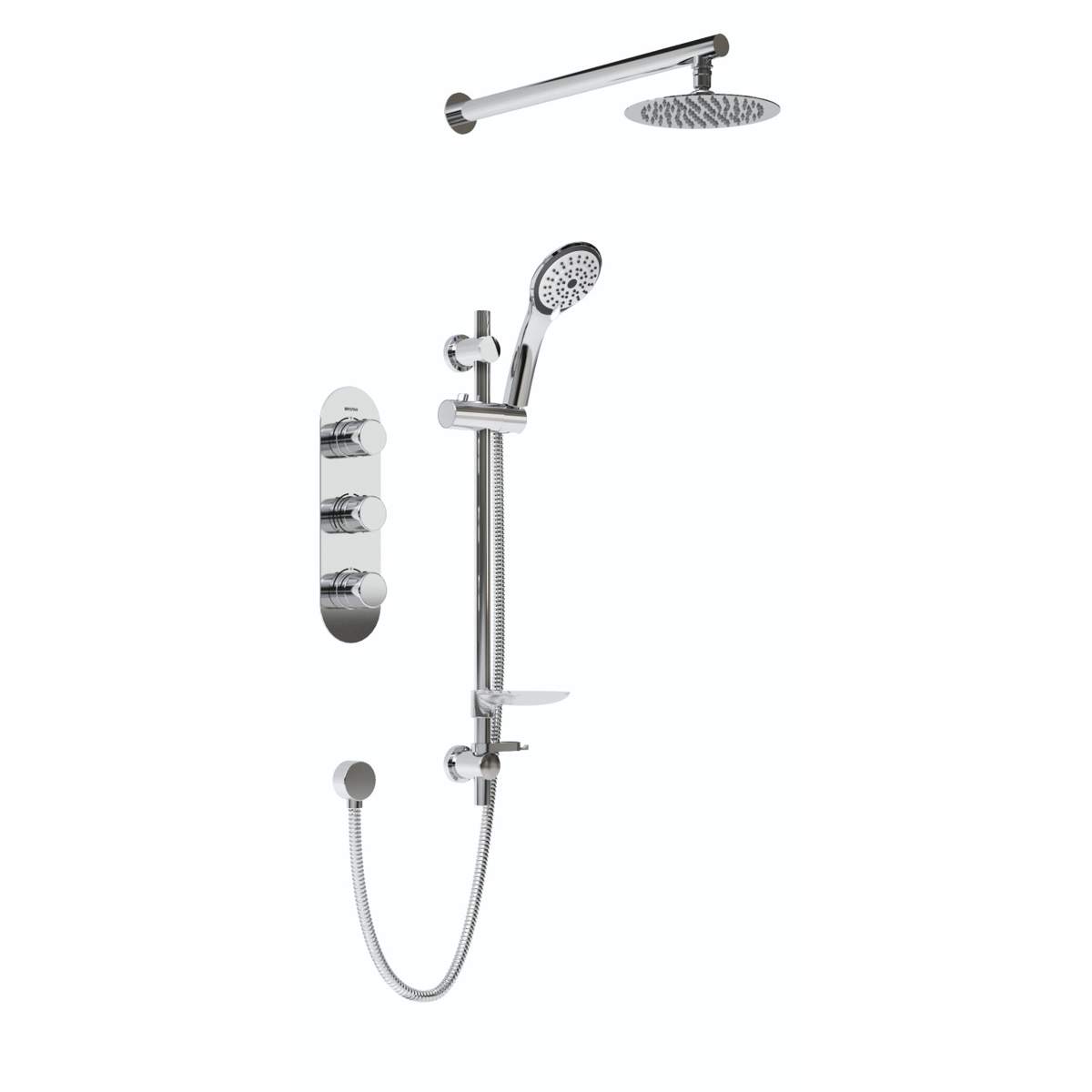 Bristan Pivot Shower Pack with Fixed Head and Kit (PIVOT SHWR PK)