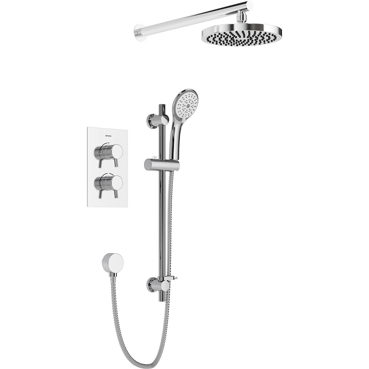 Bristan Prism Recessed Concealed Dual Control Shower Pack (PRISM SHWR PK2)