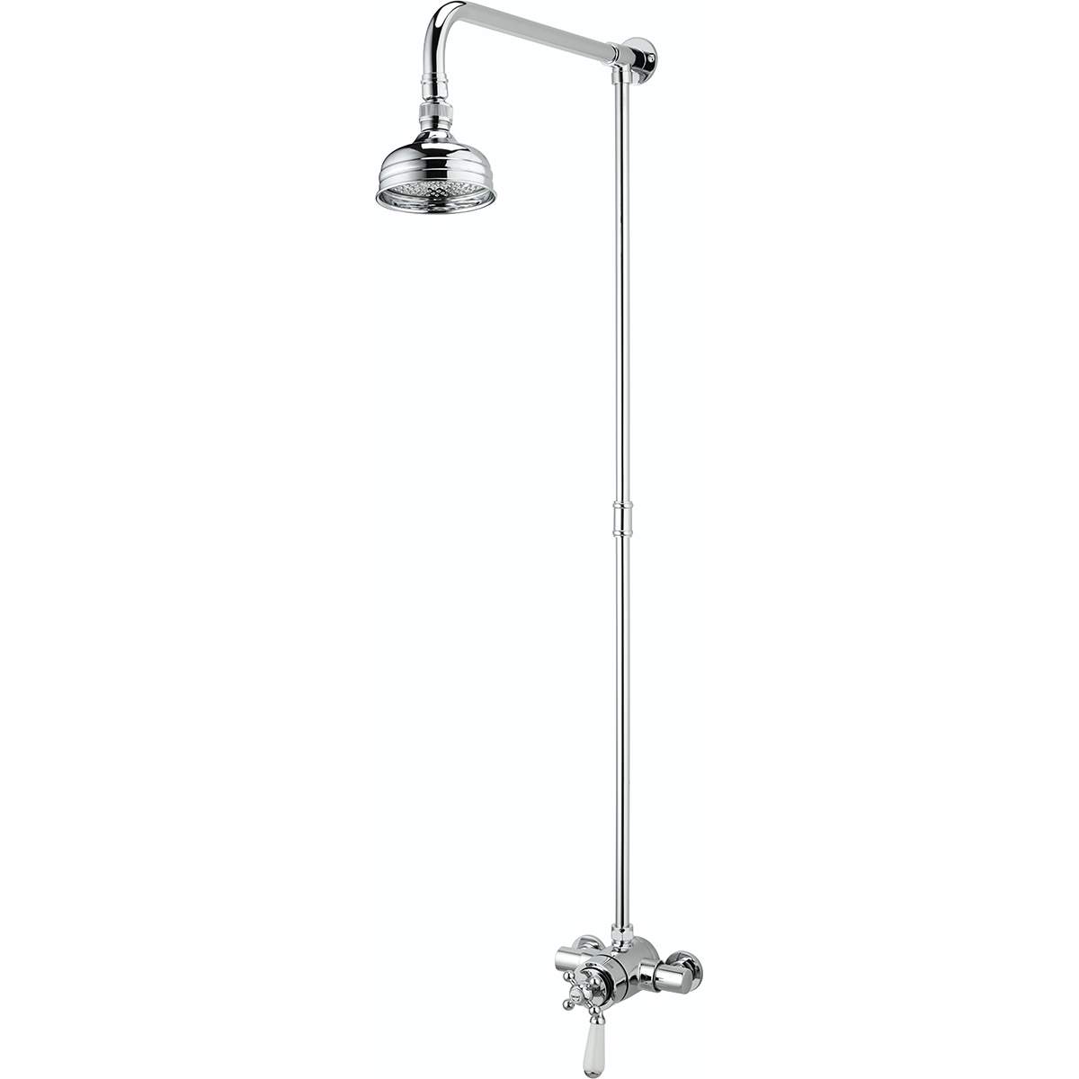 Bristan Regency Exposed Mini Valve Shower with Rigid Riser (R2 SHXRR C)