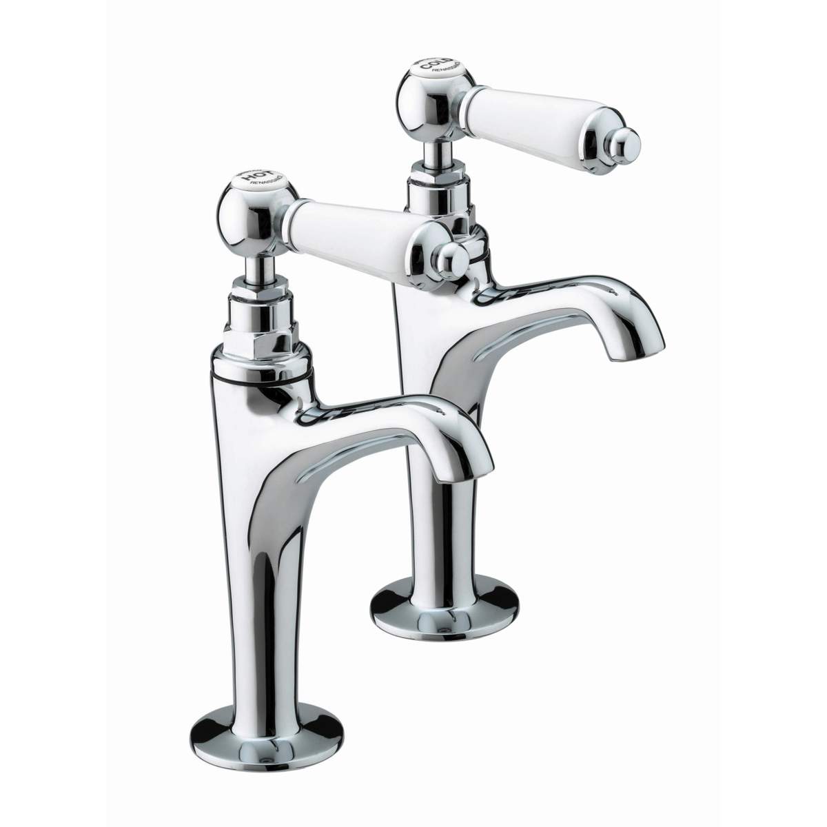 Bristan Renaissance High Neck Pillar Taps (RS HNK C)