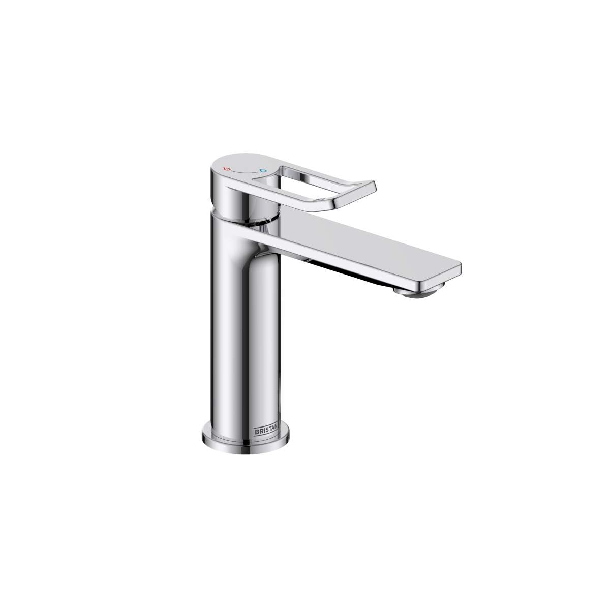 Bristan Saffron Eco Start Basin Mixer with Clicker Waste (SAF ES BAS C)