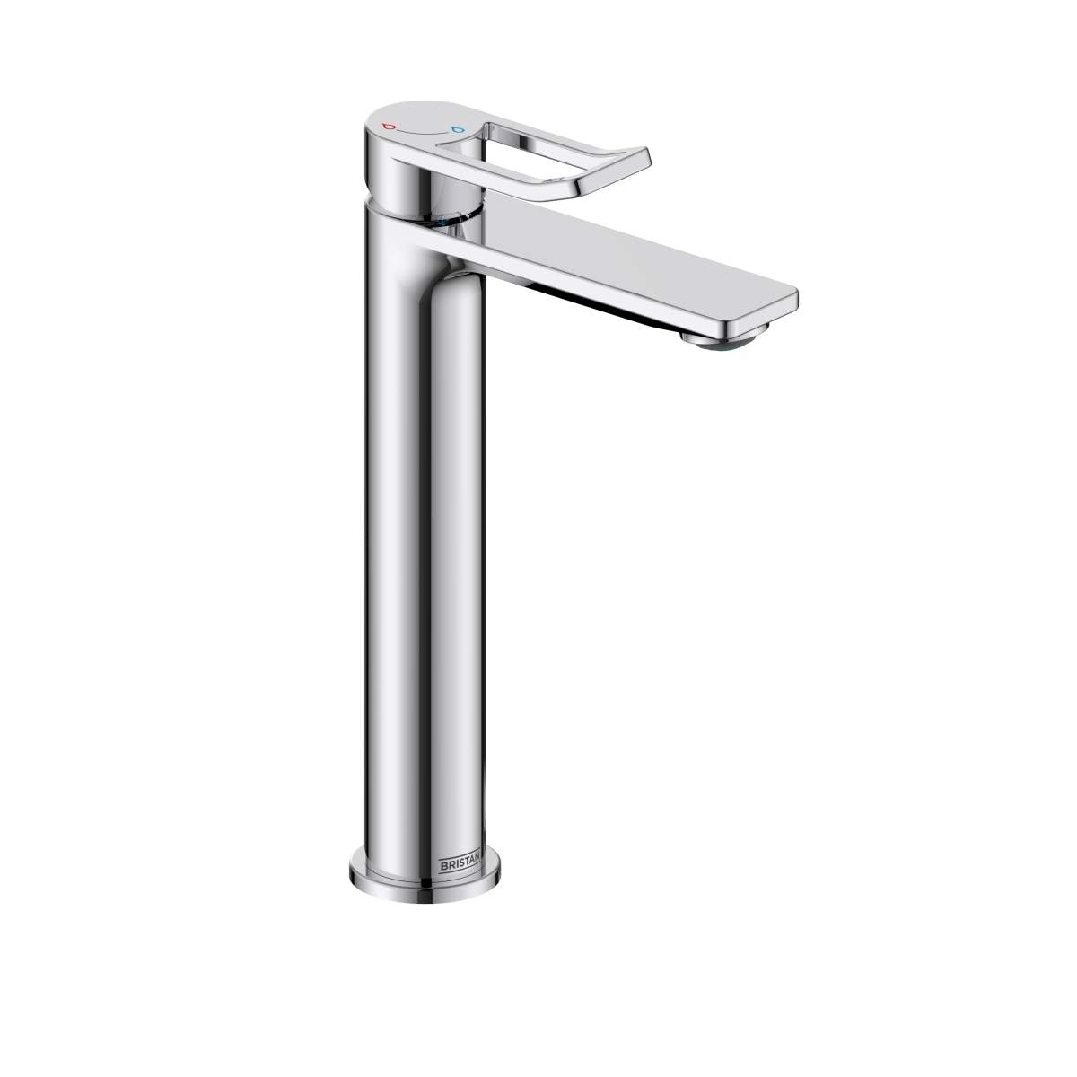 Bristan Saffron Eco Start Tall Basin Mixer with Clicker Waste (SAF ES TLBAS C)