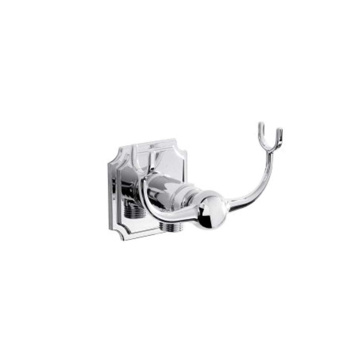 Bristan Traditional Wall Outlet with Handset Cradle and Square Plate (TD WOSQCD05 C)