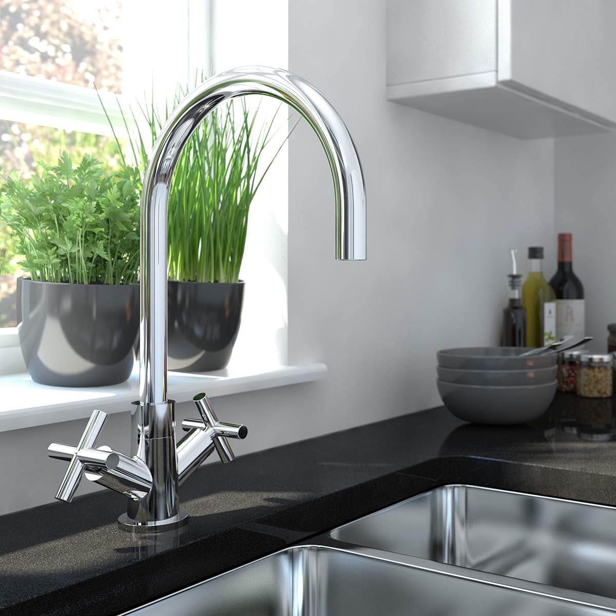 Bristan Tangerine Easyfit Sink Mixer (TNG EFSNK C)