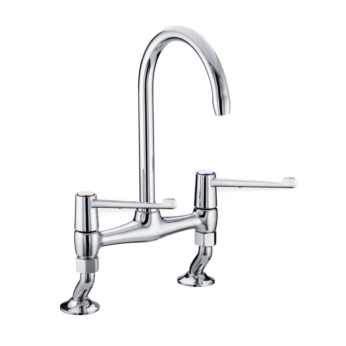 Bristan Bridge Sink Mixer with 6'' (152Mm) Levers (VAL2 BRDSM C 6 CD)