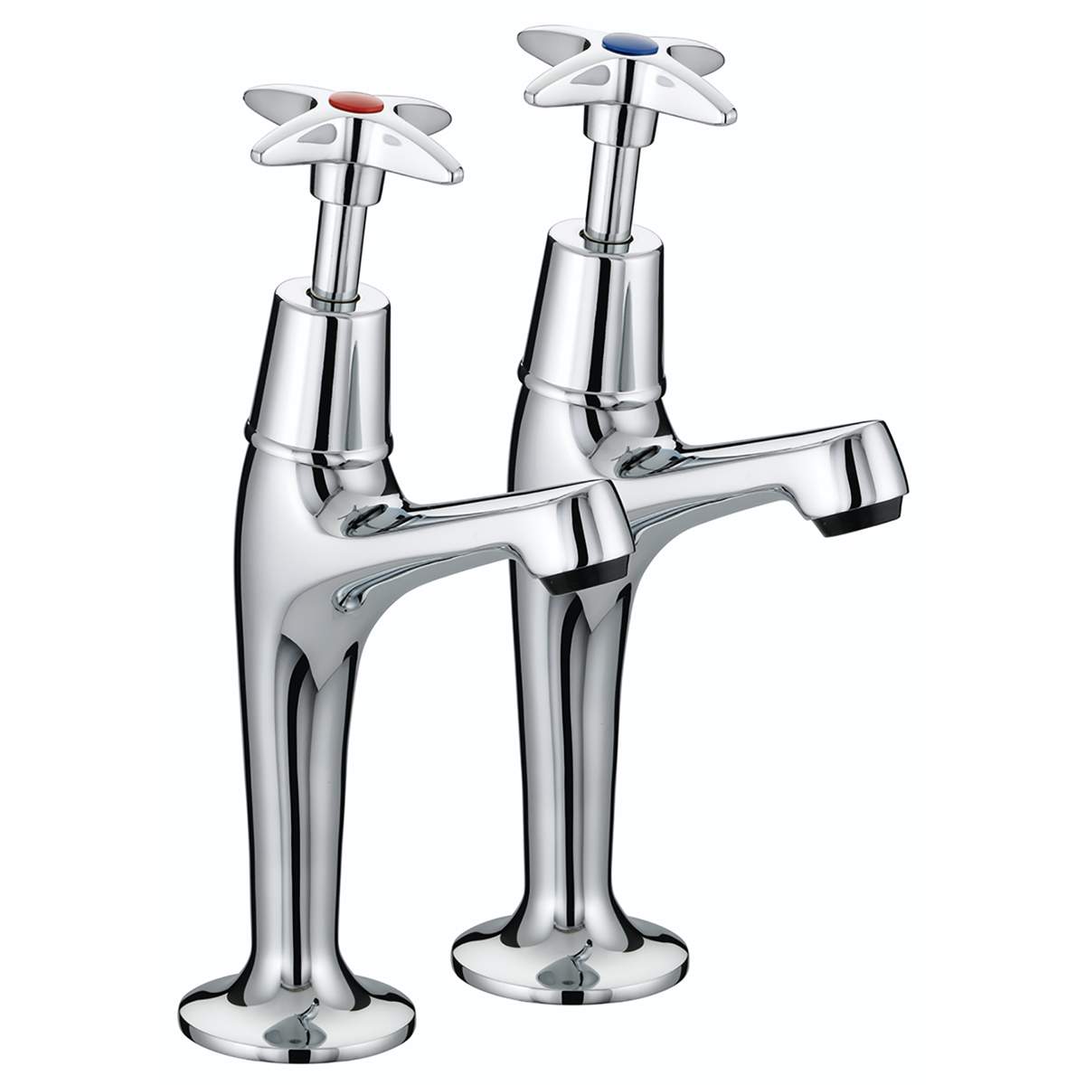 Bristan High Neck Pillar Taps (VAX HNK C)