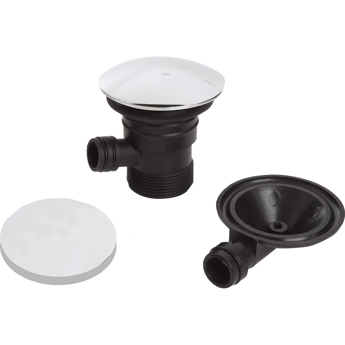 Bristan Round Clicker Bath Waste with Overflow (W BATH03 C)