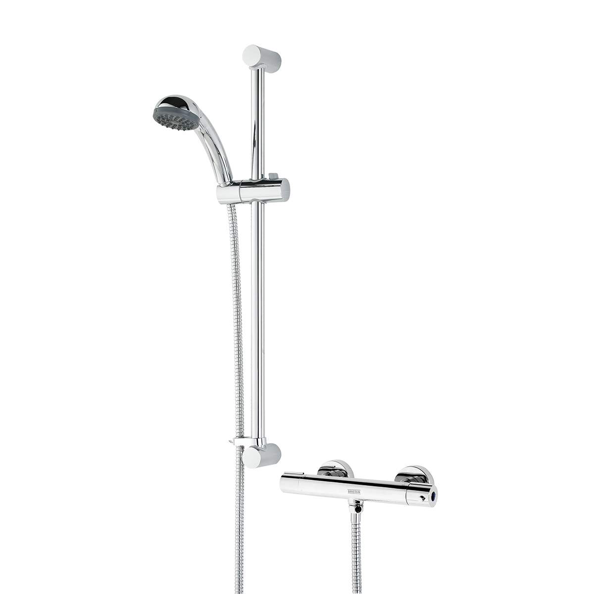 Bristan Zing2 Safe Touch Bar Shower with Fast Fit Connections (ZI SHXSMCTFF C)