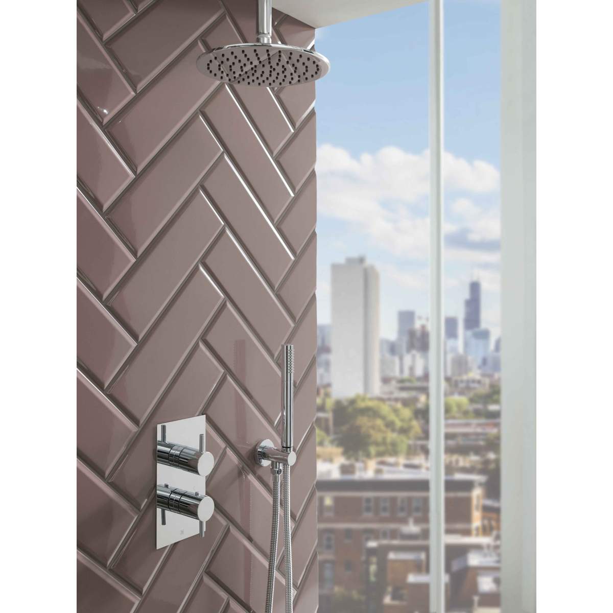 JTP Florence Thermostatic Concealed 1 Outlet Shower Valve (15651A)