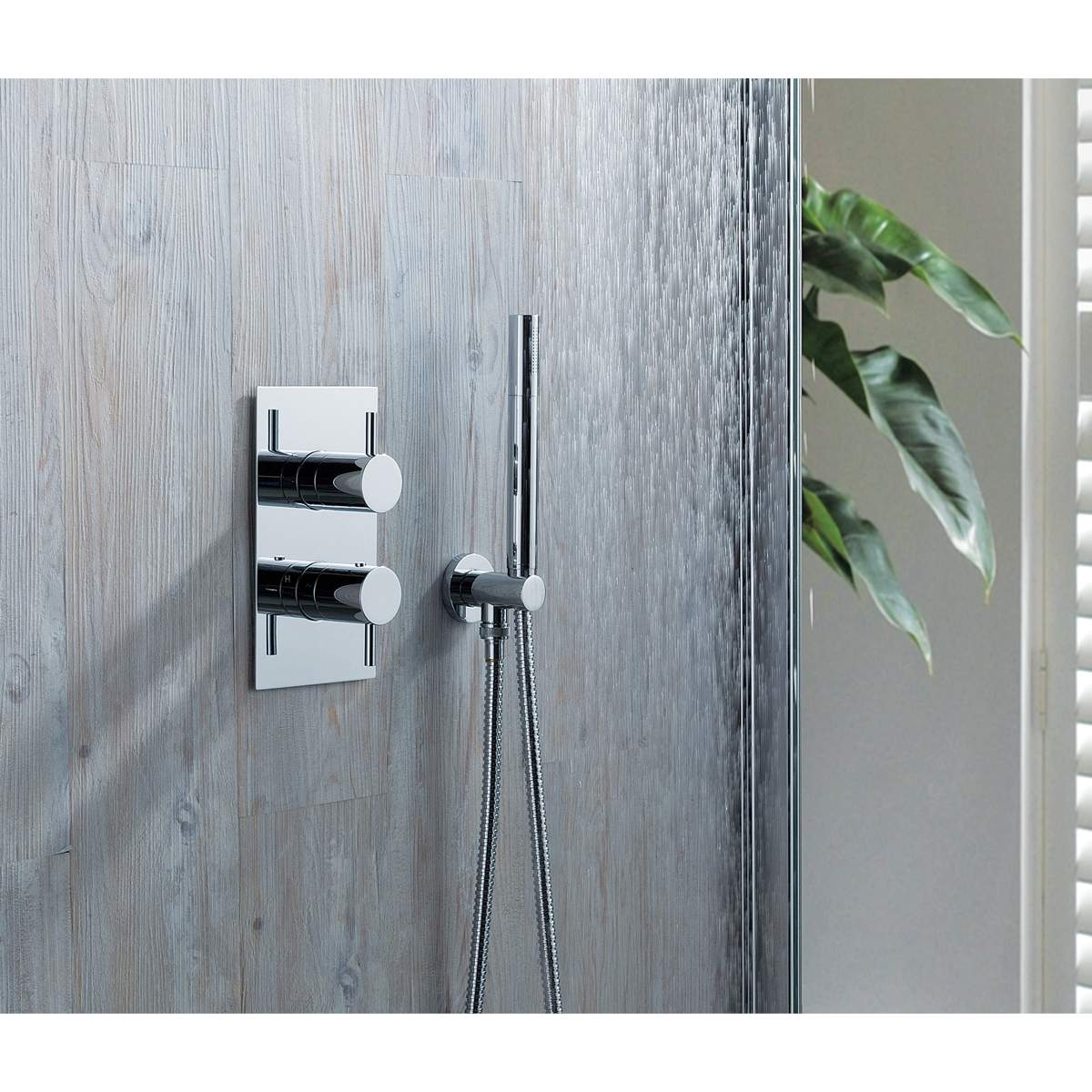 JTP Florence Thermostatic Concealed 2 Outlet Shower Valve (15671A)