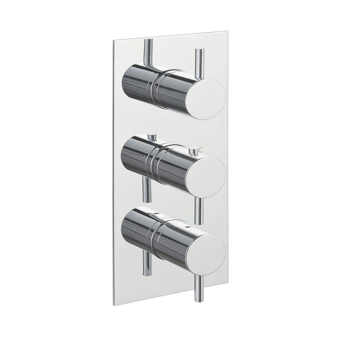 JTP Florence Thermostatic Concealed 2 Outlet Vertical Shower Valve (15690A)