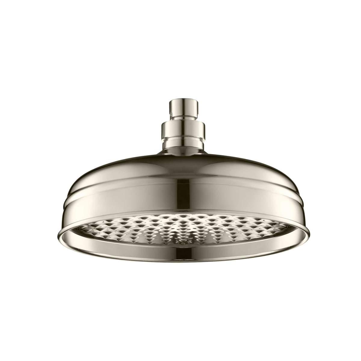 JTP Grosvenor Cross Nickel Shower Head 200mm (15889NK)
