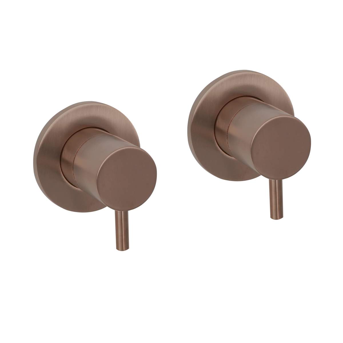 JTP Vos Brushed Bronze Wall Valves (21089BRZ)