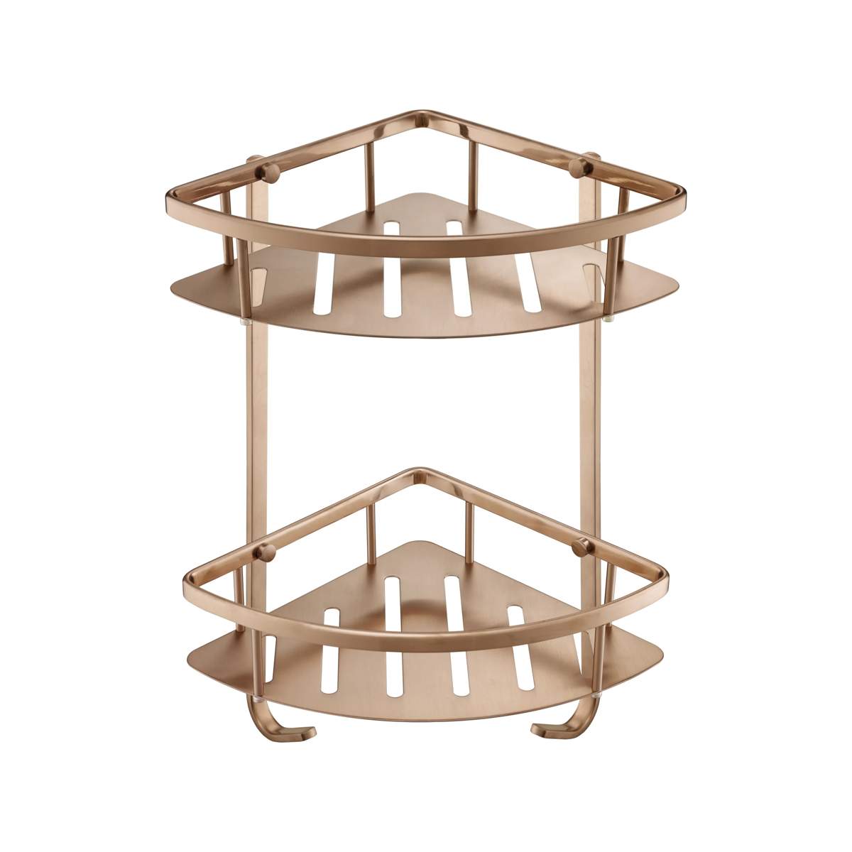 JTP Evo Brushed Bronze Corner Twin Basket (212010BRZ)