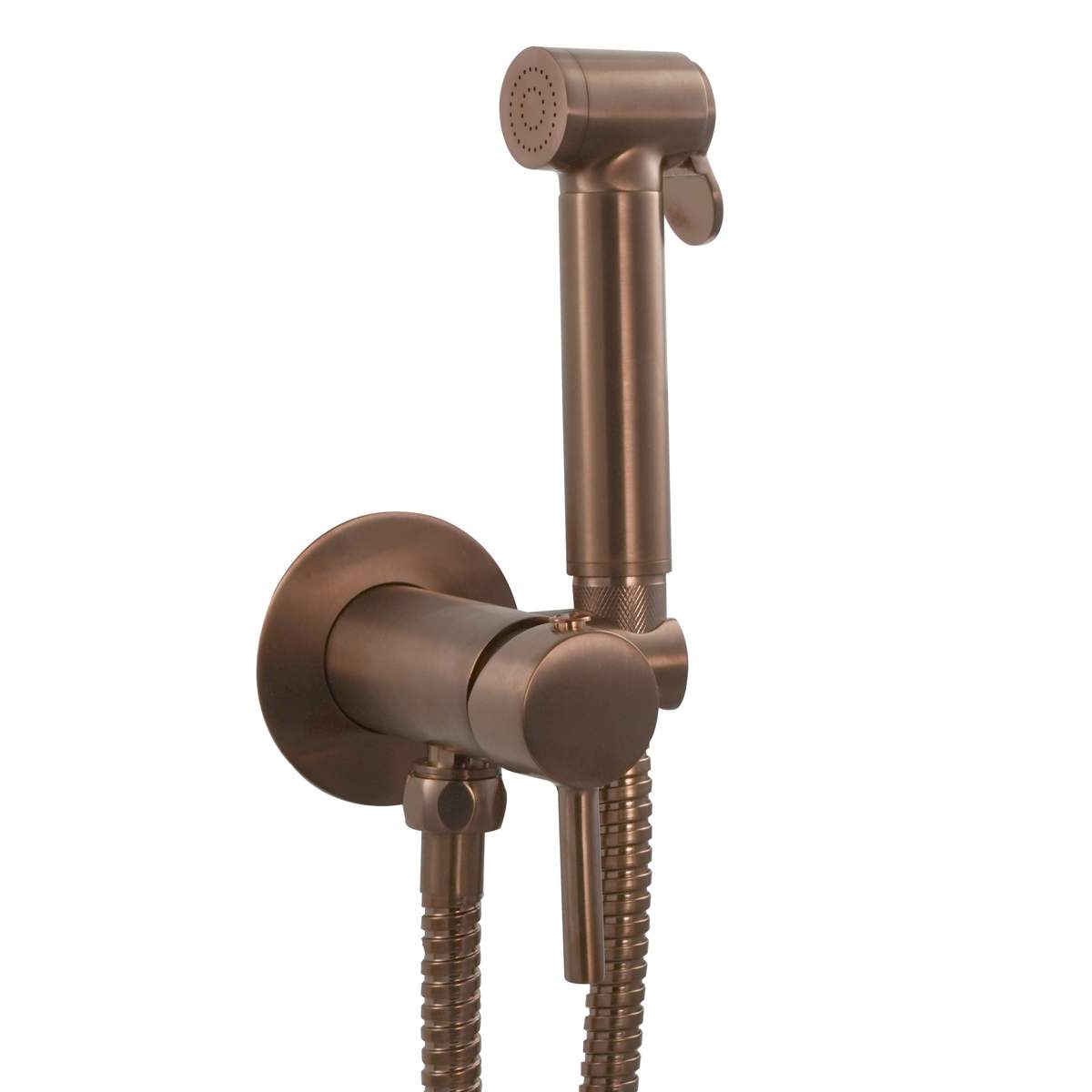 JTP Vos Brushed Bronze Douche Set for Cold and Hot Operation