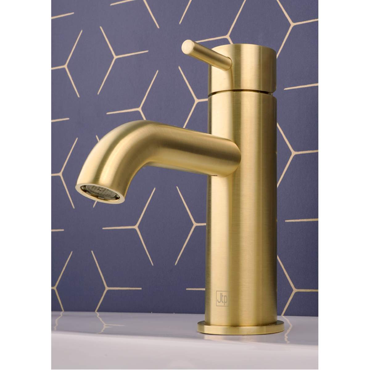 JTP Vos Brushed Brass Single Lever Basin Mixer (23008ABBR)