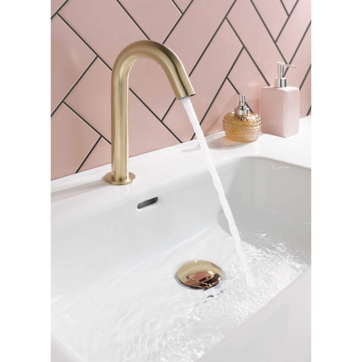 JTP Sensor Brushed Brass Basin Mixer (230149BBR)