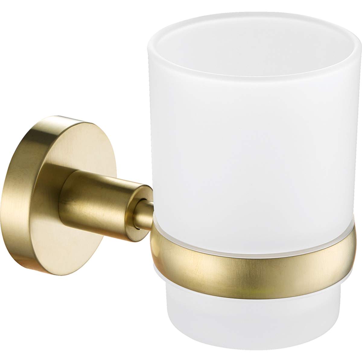 JTP Vos Brushed Brass Tumbler Holder (23141BBR)