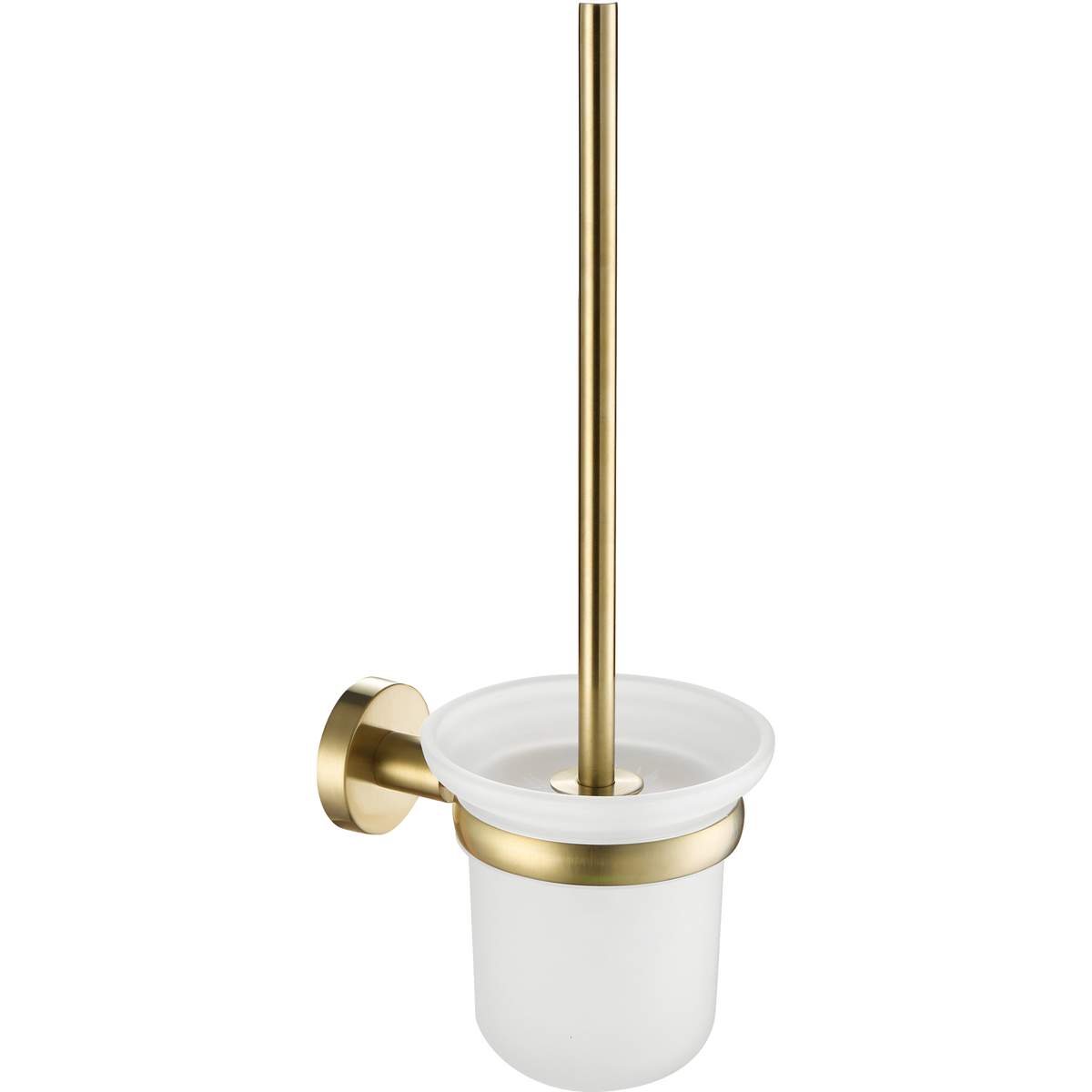 JTP Vos Brushed Brass Toilet Brush (23165BBR)