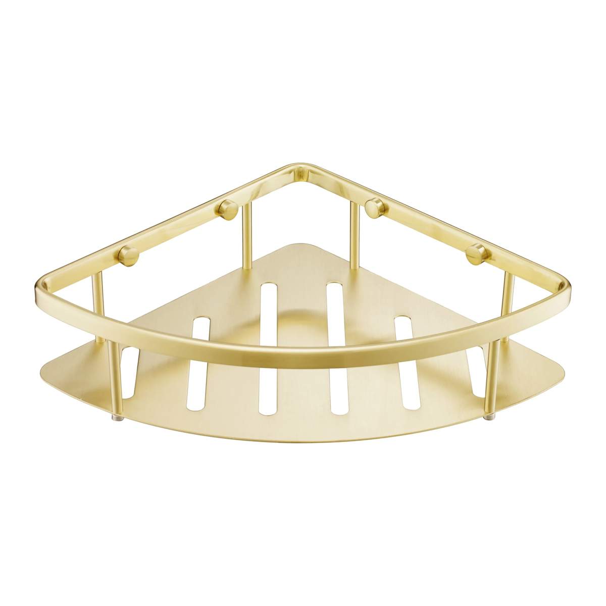 JTP Vos Brushed Brass Corner Basket (232012BBR)
