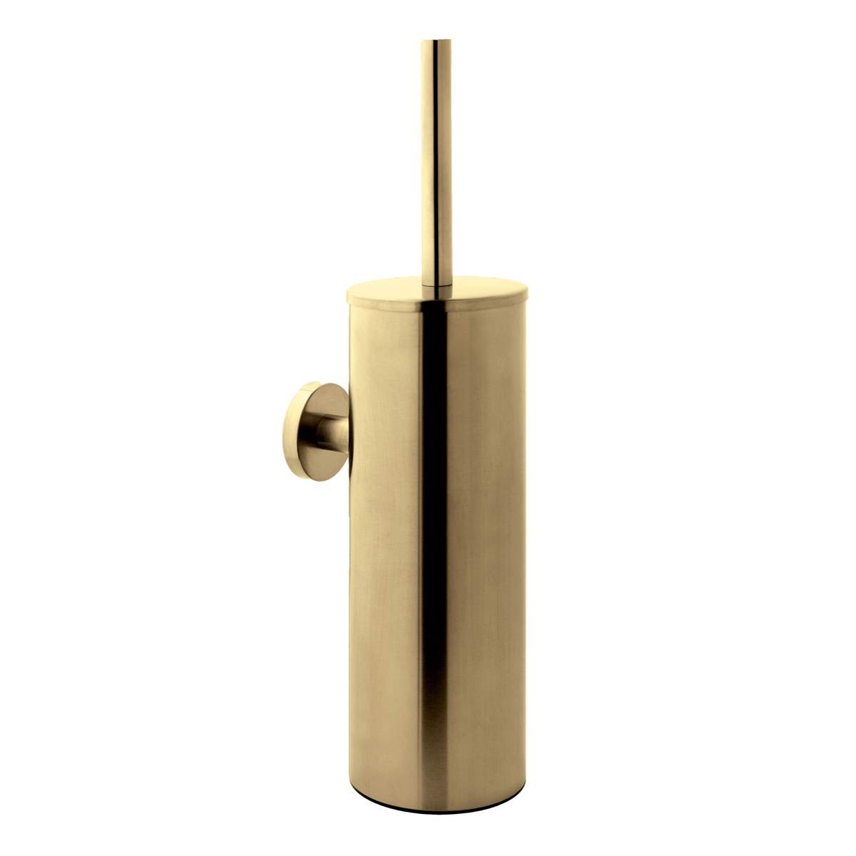 JTP Vos Brushed Brass Wall Mounted Toilet Brush (23268BBR)