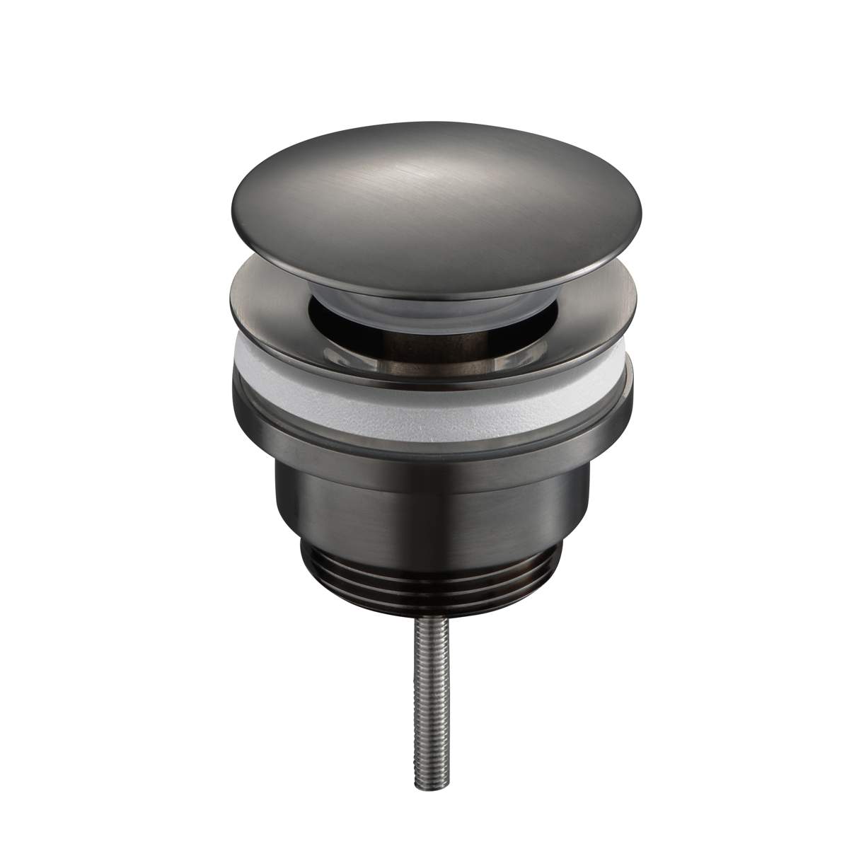 JTP Vos Brushed Black Universal Slotted and Unslotted Basin Waste (27709SUNBBL)