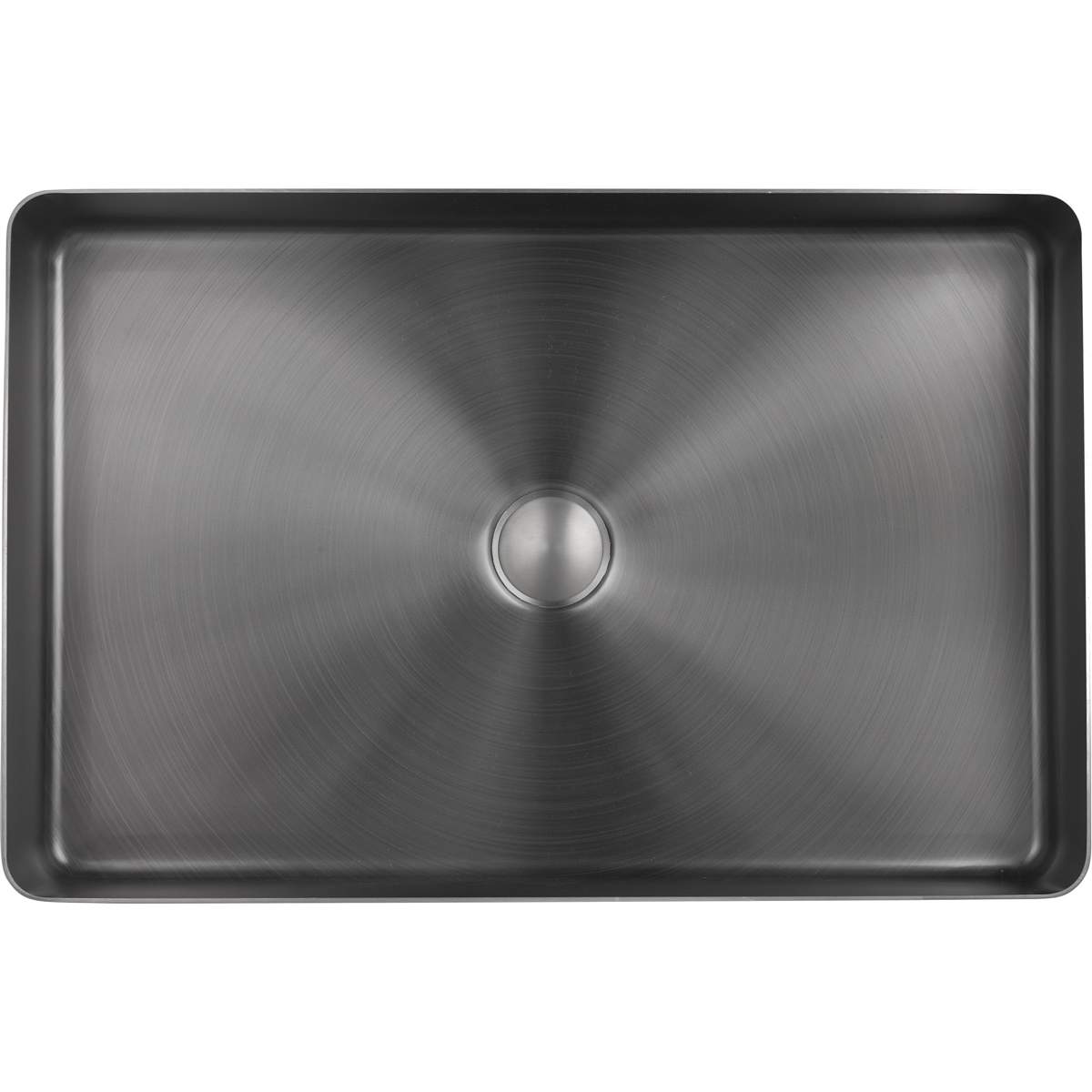 JTP Vos Brushed Black Grade 316 Stainless Steel Counter Top Basin - 27CTS520BBL