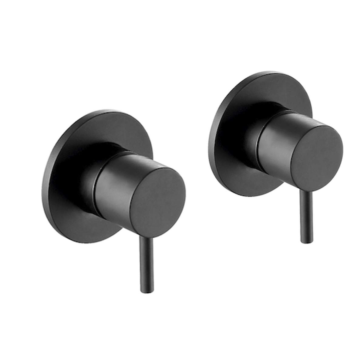 JTP Vos Matt Black Wall Valves (28089MB)