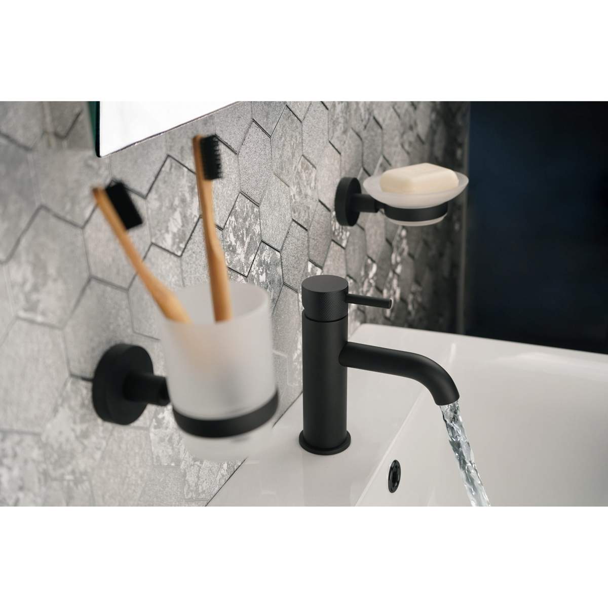 JTP Vos Matt Black Soap Dish (28131MB)