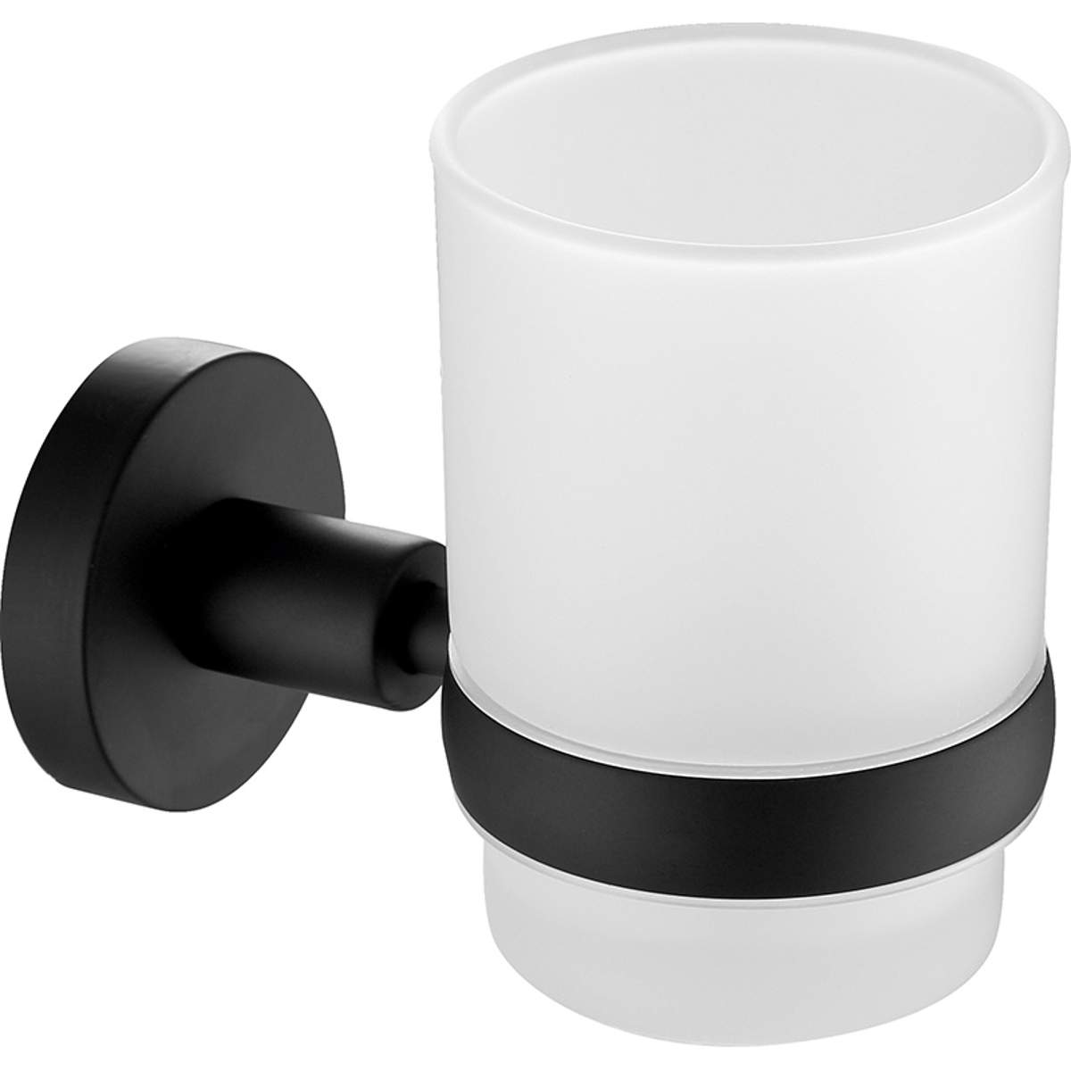 JTP Vos Matt Black Tumbler Holder (28141MB)
