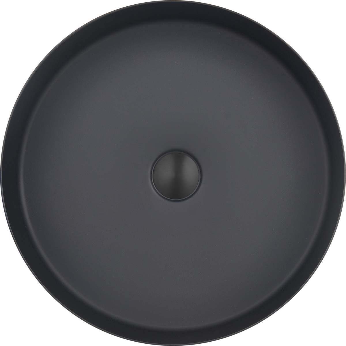 JTP Vos Matt Black Grade 316 Stainless Steel Counter Top Basin (28CTR360MB)